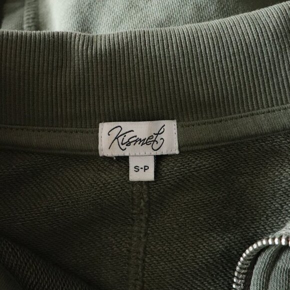 Kismet Women's Green Sz S 1/4 Zip Luxury Pullover Long Sleeve Sweatshirt Sweater - Picture 9 of 11